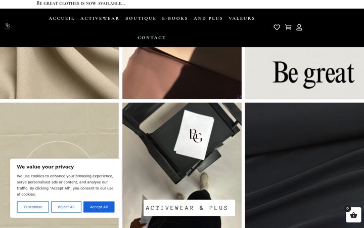 Screenshot του be-great.fr