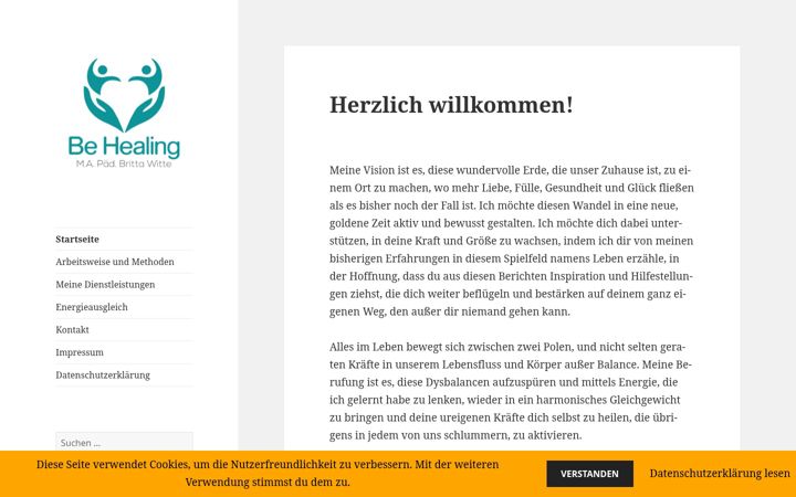 Screenshot stránky be-healing.de