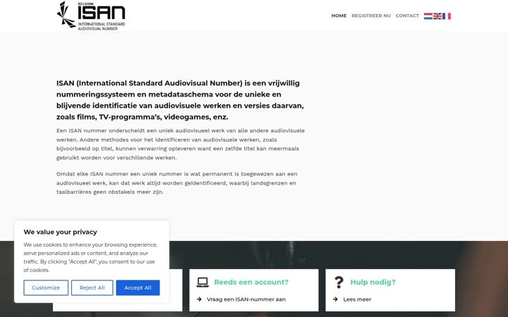 Screenshot του be-isan.org