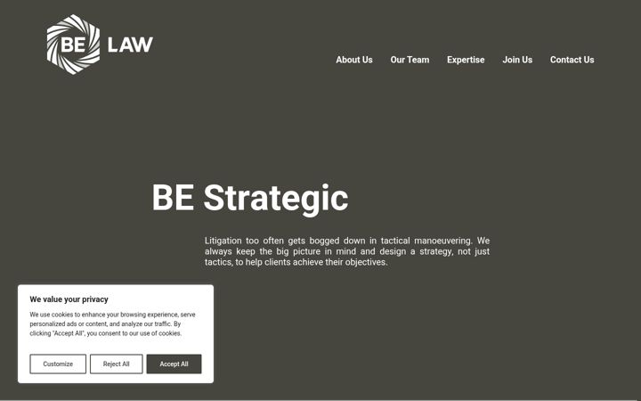 Screenshot of be-law.ca