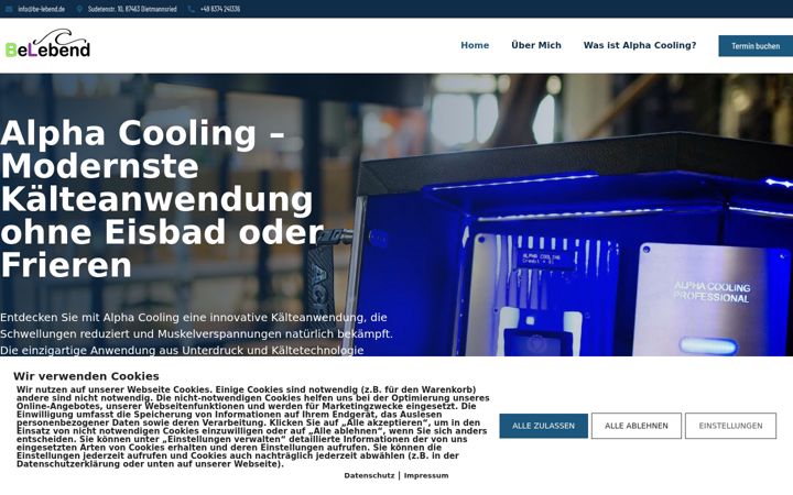Screenshot του be-lebend.de