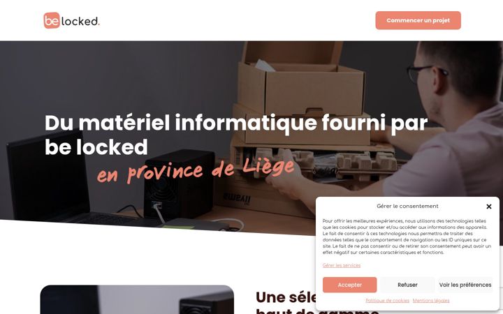 Screenshot of be-locked.be
