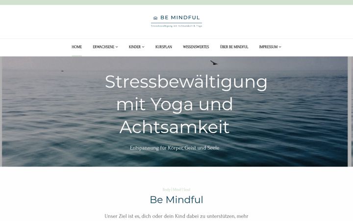 Екранна снимка на be-mindful.net