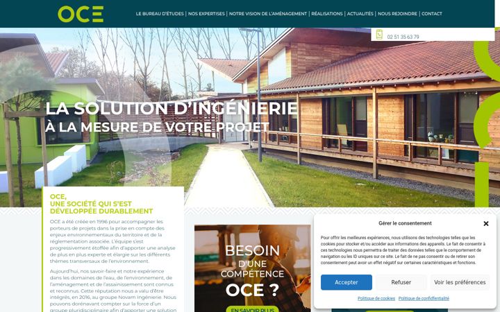 Screenshot of be-oce.fr