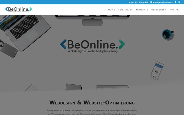 Screenshot of be-online.today
