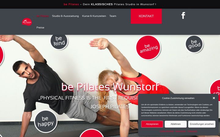 Screenshot του be-pilates-wunstorf.de