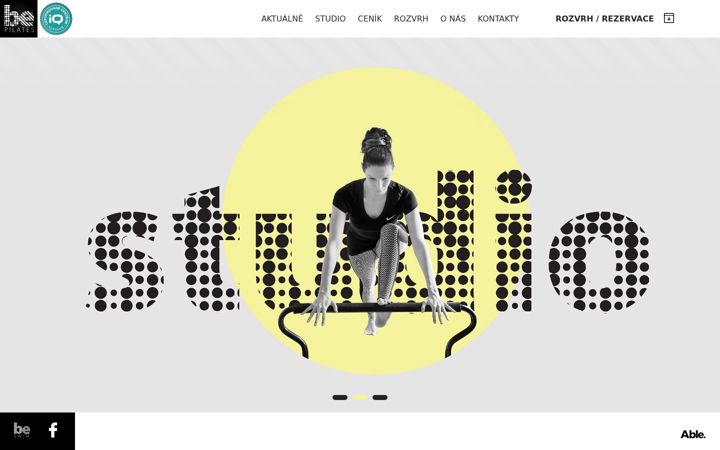 Screenshot of be-pilates.cz