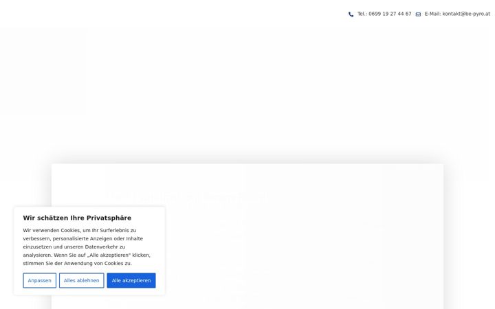 Screenshot of be-pyro.at