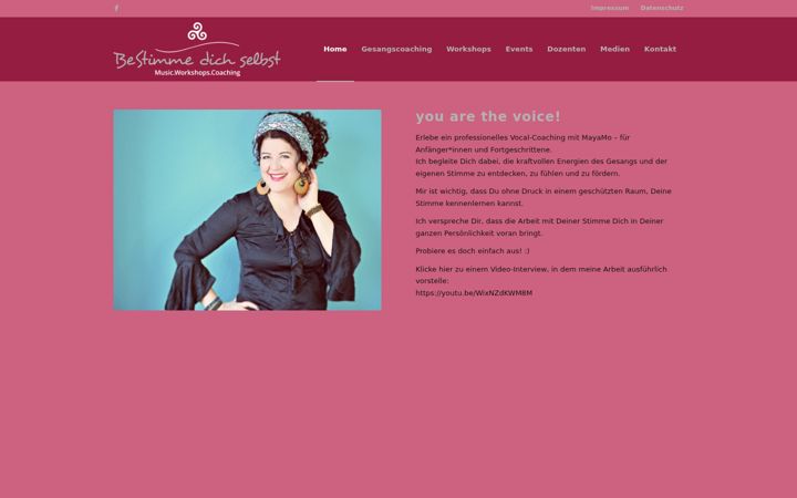 Screenshot of be-stimme-dich-selbst.de