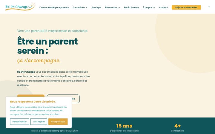Screenshot του be-the-change.fr