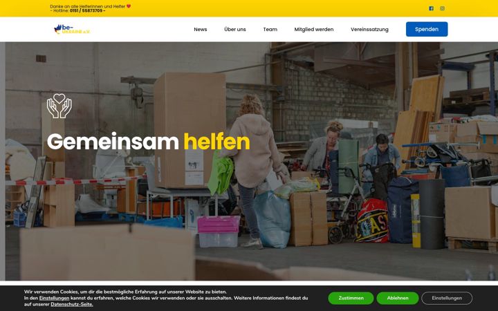 Screenshot of be-ukraine.de