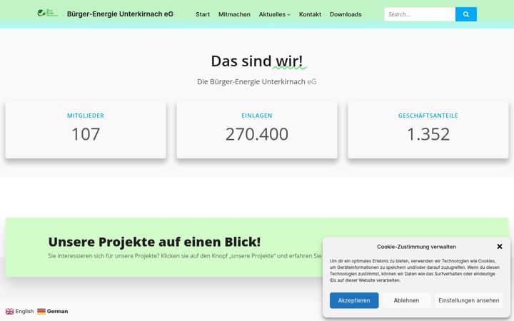 Screenshot of be-unterkirnach.de