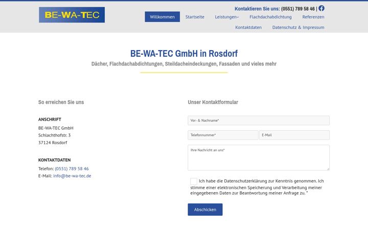 Екранна снимка на be-wa-tec.de