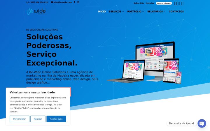 Screenshot of be-wide.com