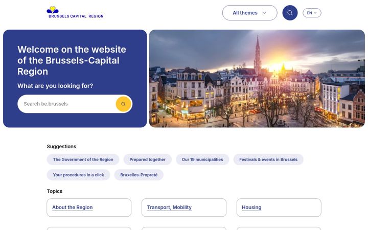 Screenshot of be.brussels