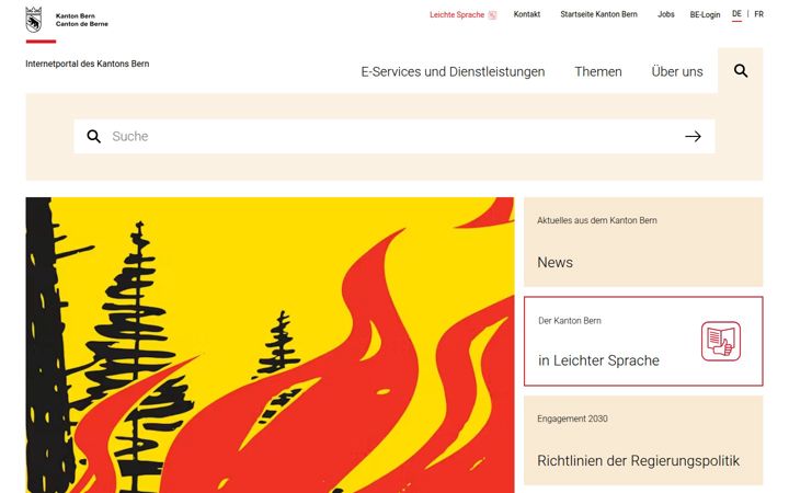 Skærmbillede af be.ch