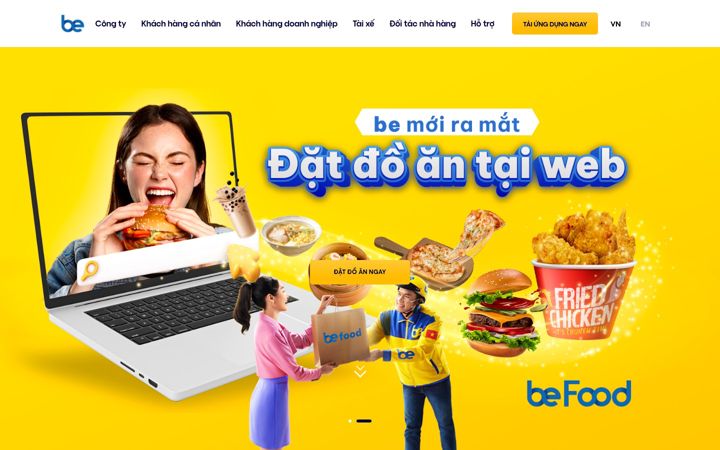Screenshot of be.com.vn