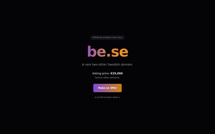 Screenshot of be.se