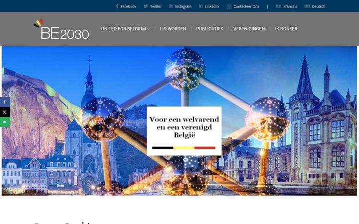 Screenshot of be2030.be