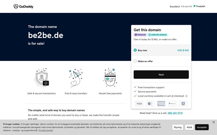 Screenshot of be2be.de