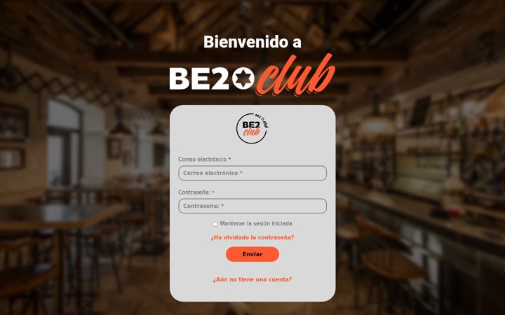 Screenshot of be2club.es