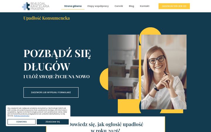 Screenshot of be4legal.pl