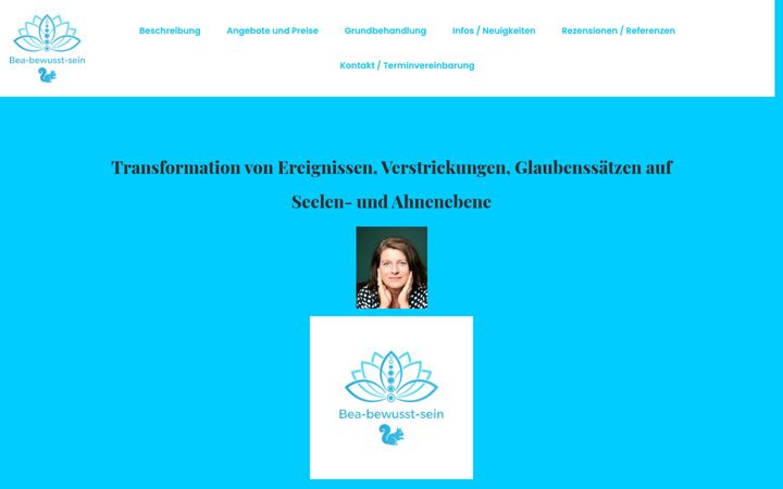 Screenshot of bea-bewusst-sein.de