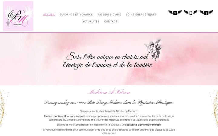 Screenshot of bea-medium.fr