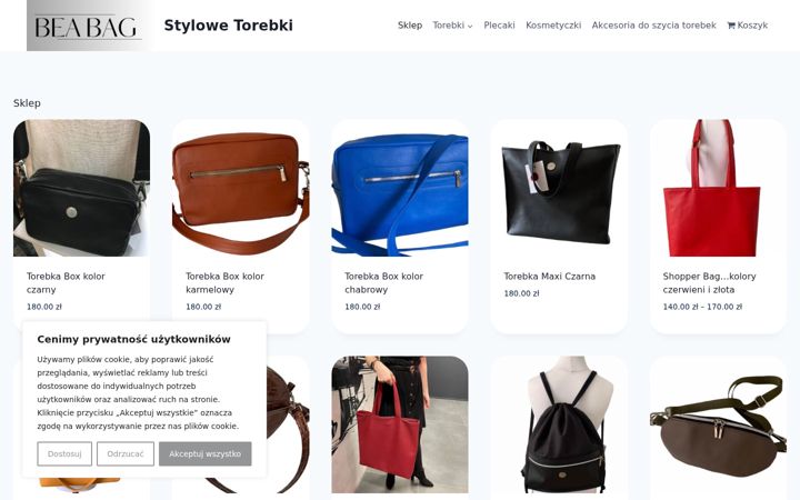 Екранна снимка на beabag.pl