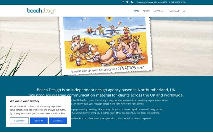 Screenshot of beach-design.co.uk