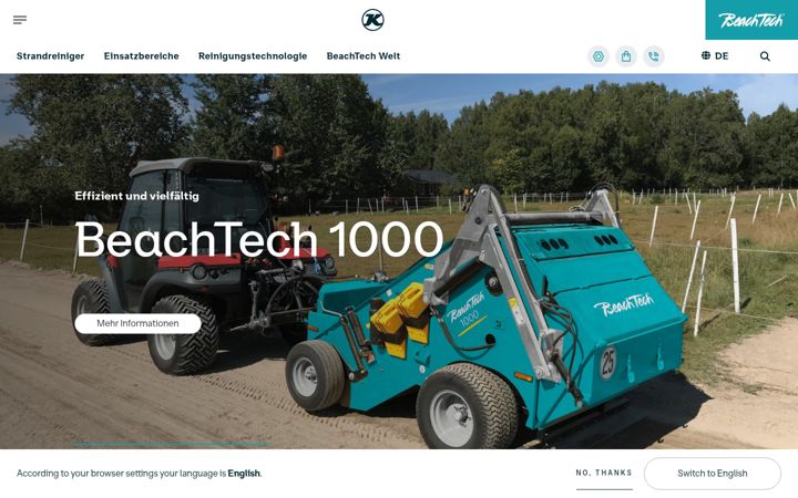 Screenshot of beach-tech.com