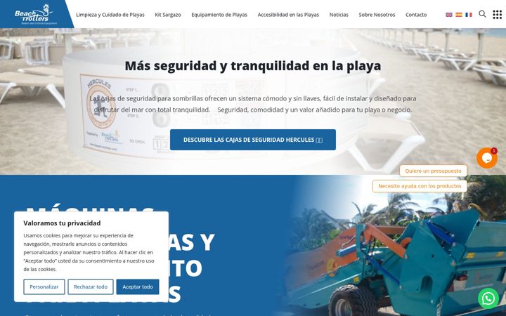Screenshot of beach-trotters.com