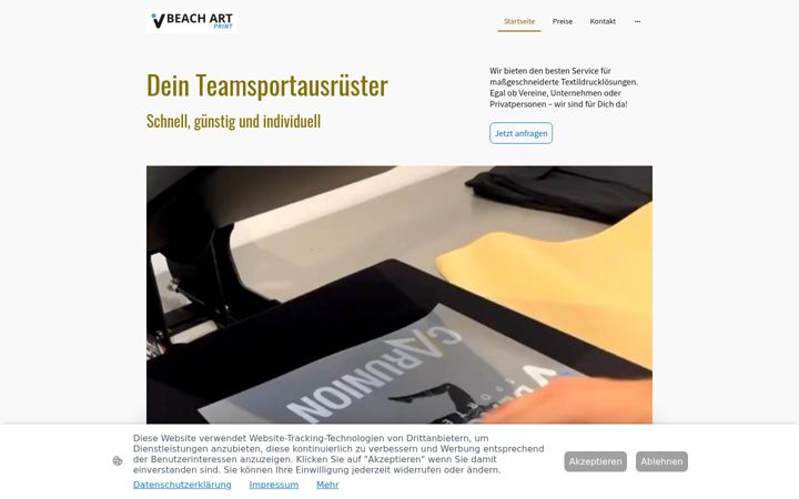 Screenshot of beachart-print.de