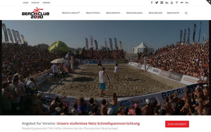 Screenshot di beachclub2010.de