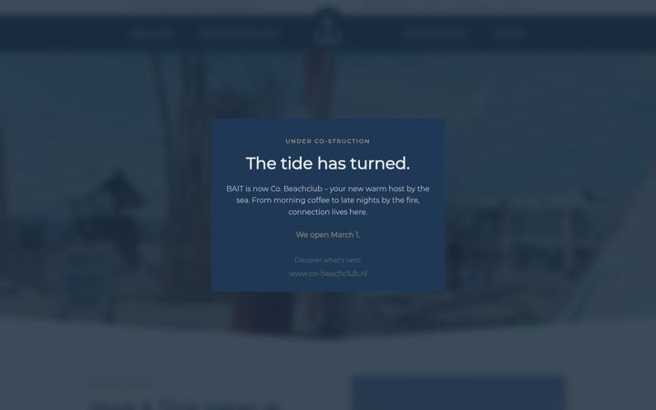Screenshot of beachclubbait.nl