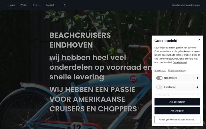 Screenshot of beachcruisers-eindhoven.org