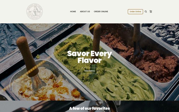 Screenshot of beachesandcreampcb.com