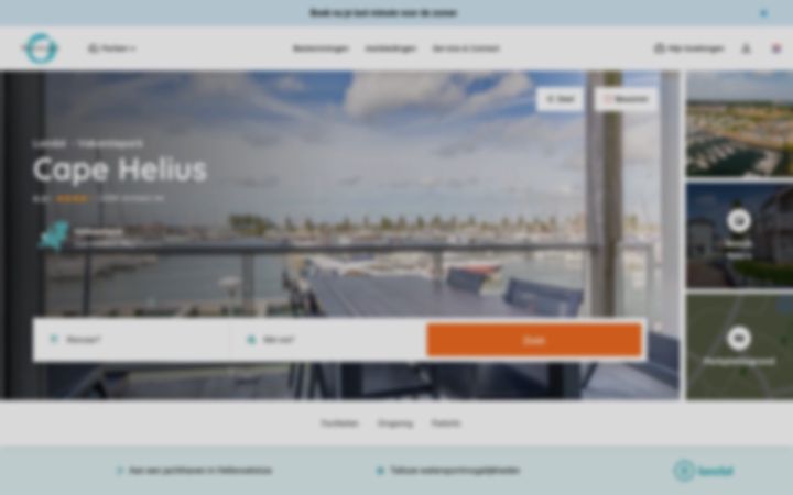 Screenshot of beachhotelcapehelius.nl