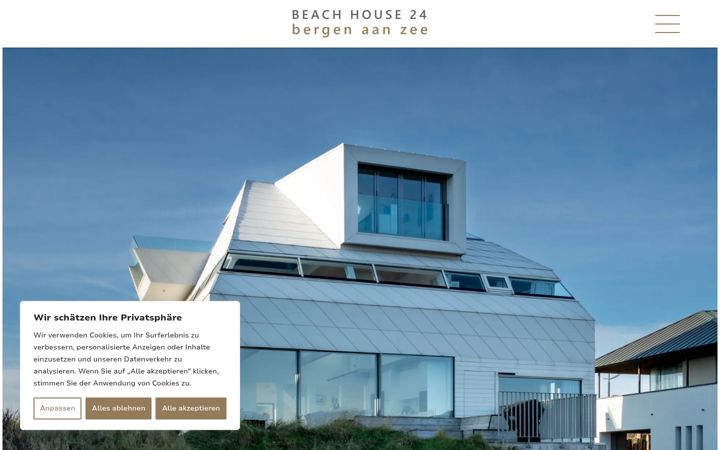 Screenshot of beachhouse-24.de