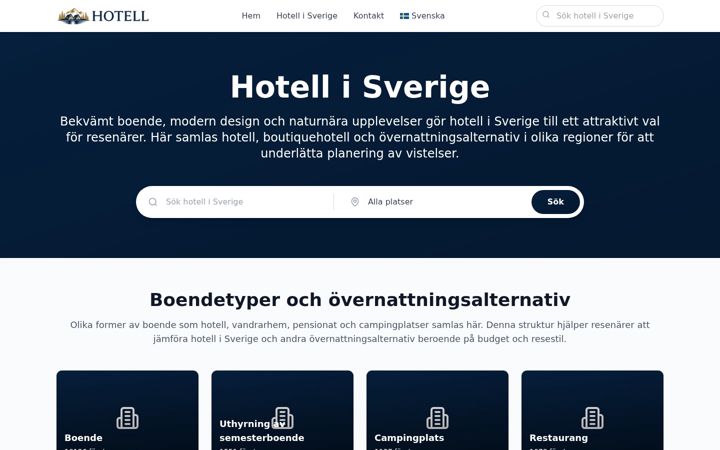 Screenshot of beachhouseystad.se
