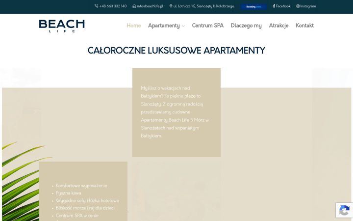 Screenshot of beachlife.pl