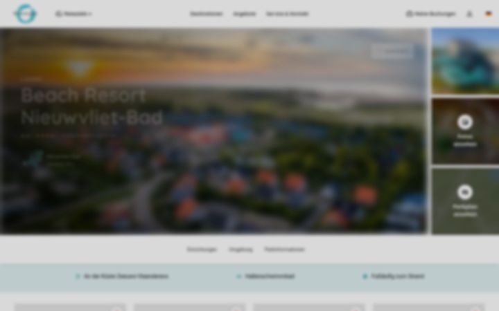 Screenshot of beachresortnieuwvlietbad.de