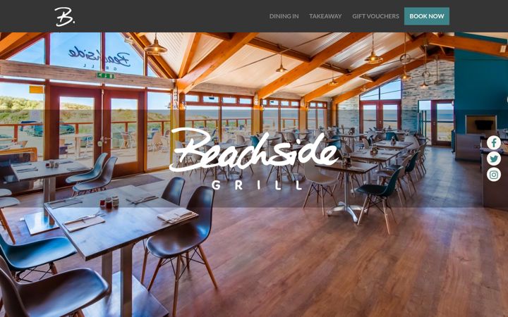 Screenshot of beachsidegrill.co.uk