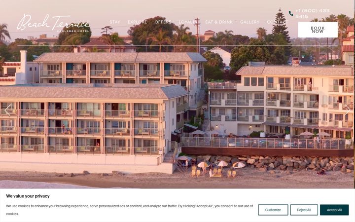 Screenshot of beachterraceinn.com