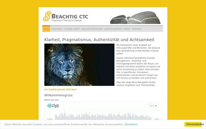 Screenshot of beachtig.ch