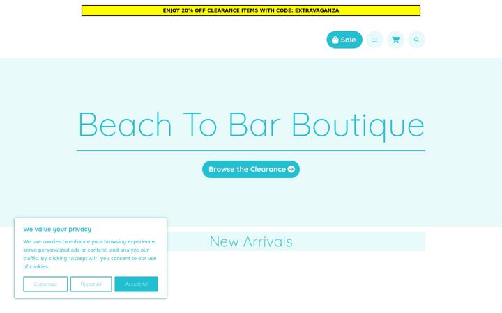 Screenshot of beachtobar.boutique