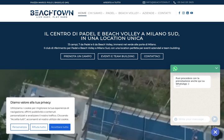 Screenshot of beachtown.it