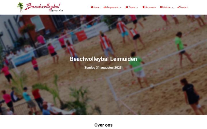 Screenshot von beachvolleyballeimuiden.nl