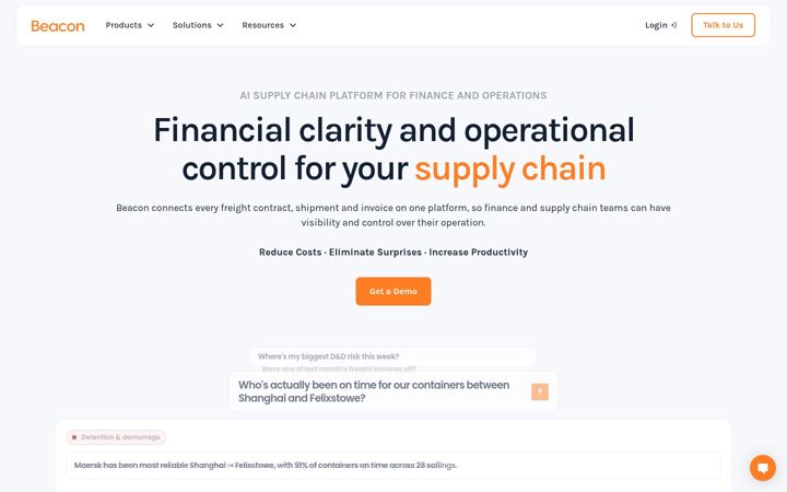 Screenshot of beacon.com