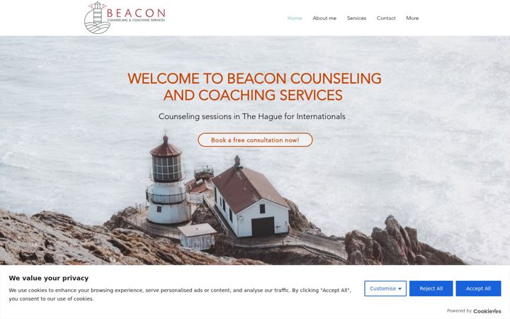 Screenshot of beaconcounselingandcoaching.com